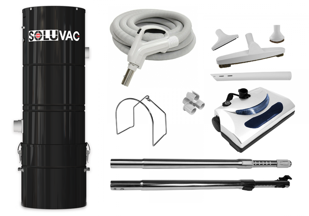 SOLUVAC SVS-800 Electric Central Vacuum Package
