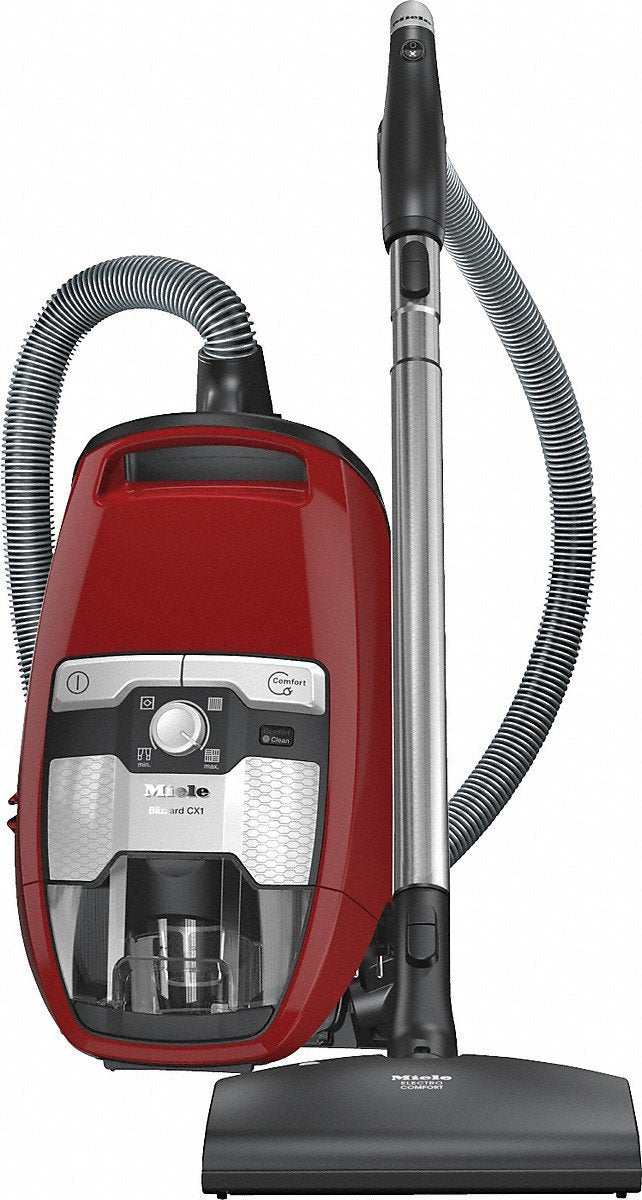Miele Bagless CX1 Blizzard Cat & Dog Powerline Canister Vacuum - Mobile Vacuum